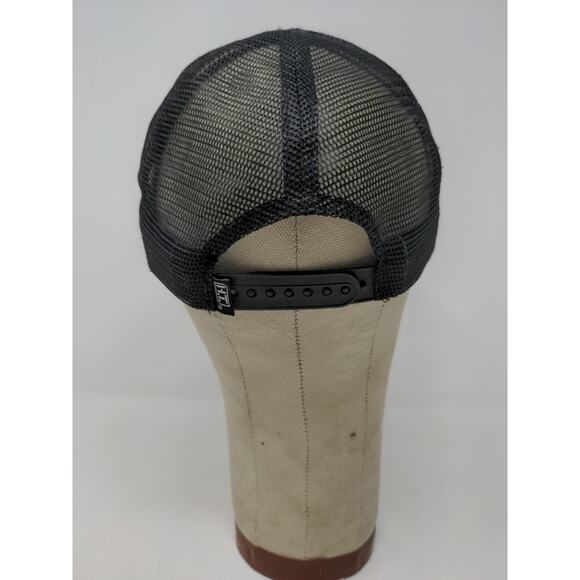 Highland Tactical Patriotic Hat Mesh Back Snapback Embroidered Flag Black OSFM - Picture 6 of 11